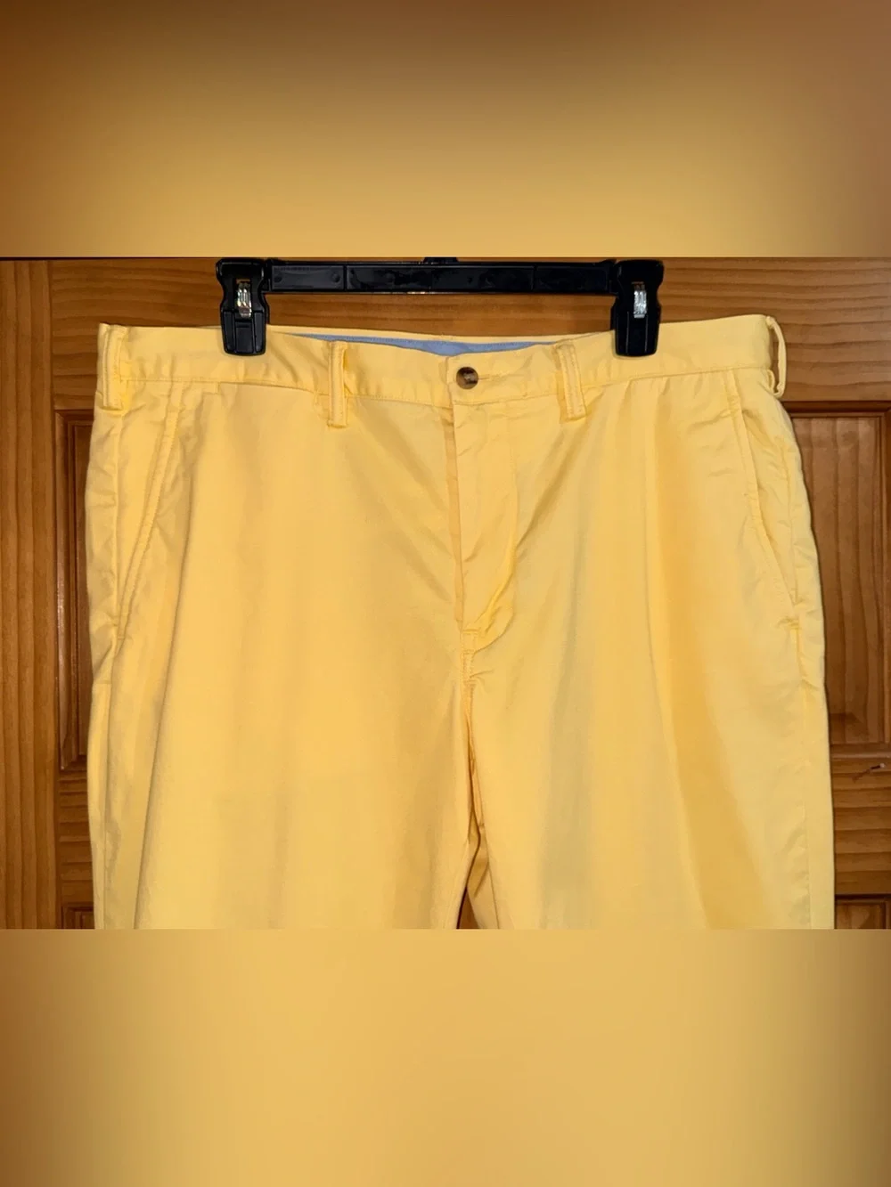 Polo by Ralph Lauren Yellow Men’s Chino Pants-Stretch St. Fit-36”x32”-EC